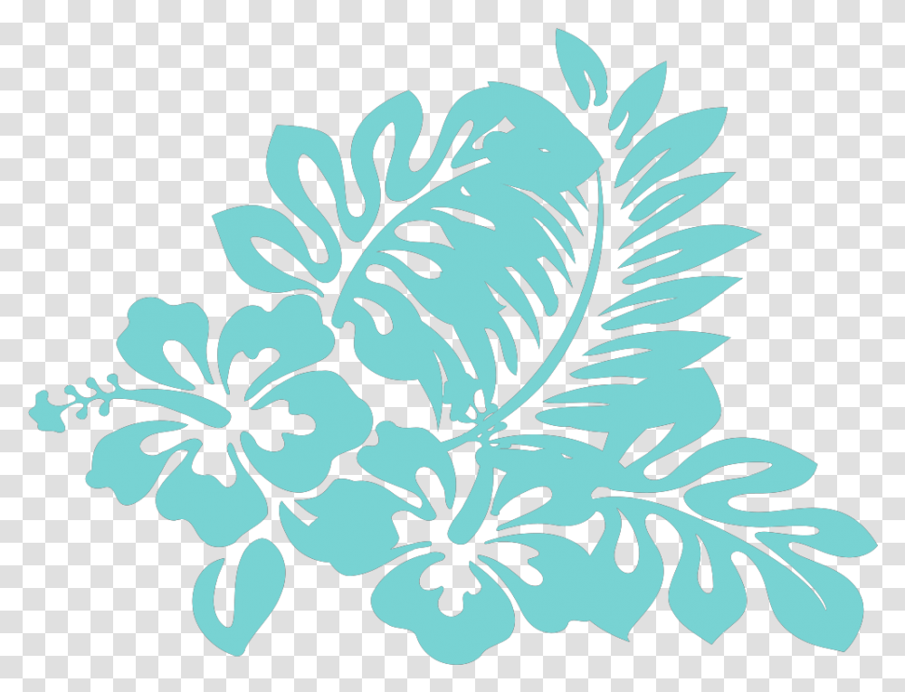 Blue Tropical Flower Svg Clip Art Lilo And Stitch Flowers, Graphics, Floral Design, Pattern, Plant Transparent Png