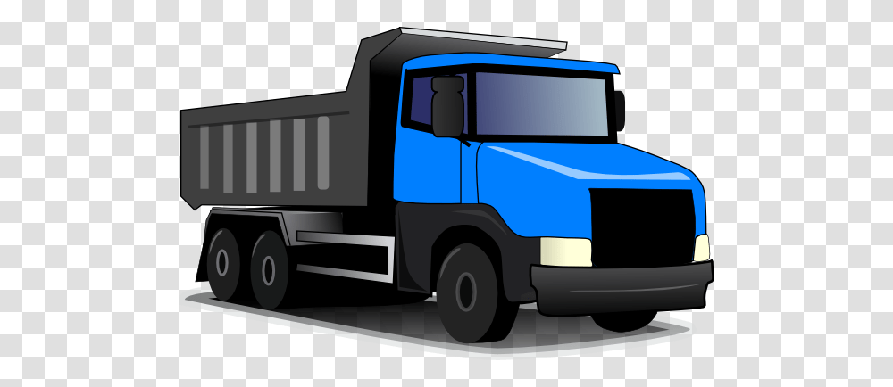 Blue Truck Revised Clip Art, Transportation, Vehicle, Van, Moving Van Transparent Png