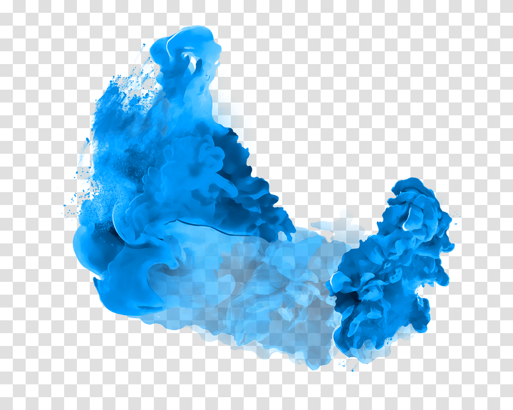 Blue Tumblr Blue Smoke, Animal, Sponge Animal Transparent Png