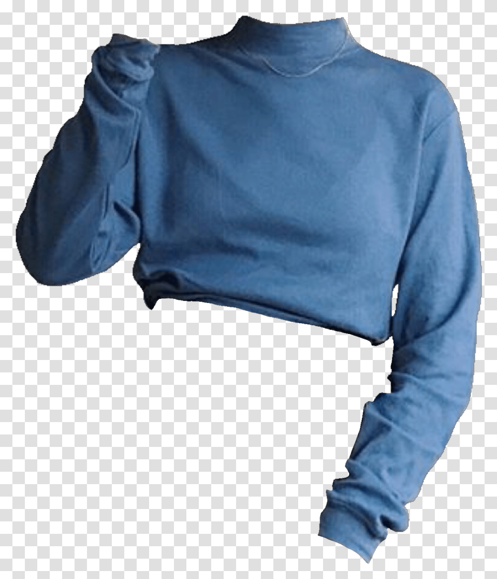 Blue Tumblr Outfit, Apparel, Sleeve, Long Sleeve Transparent Png