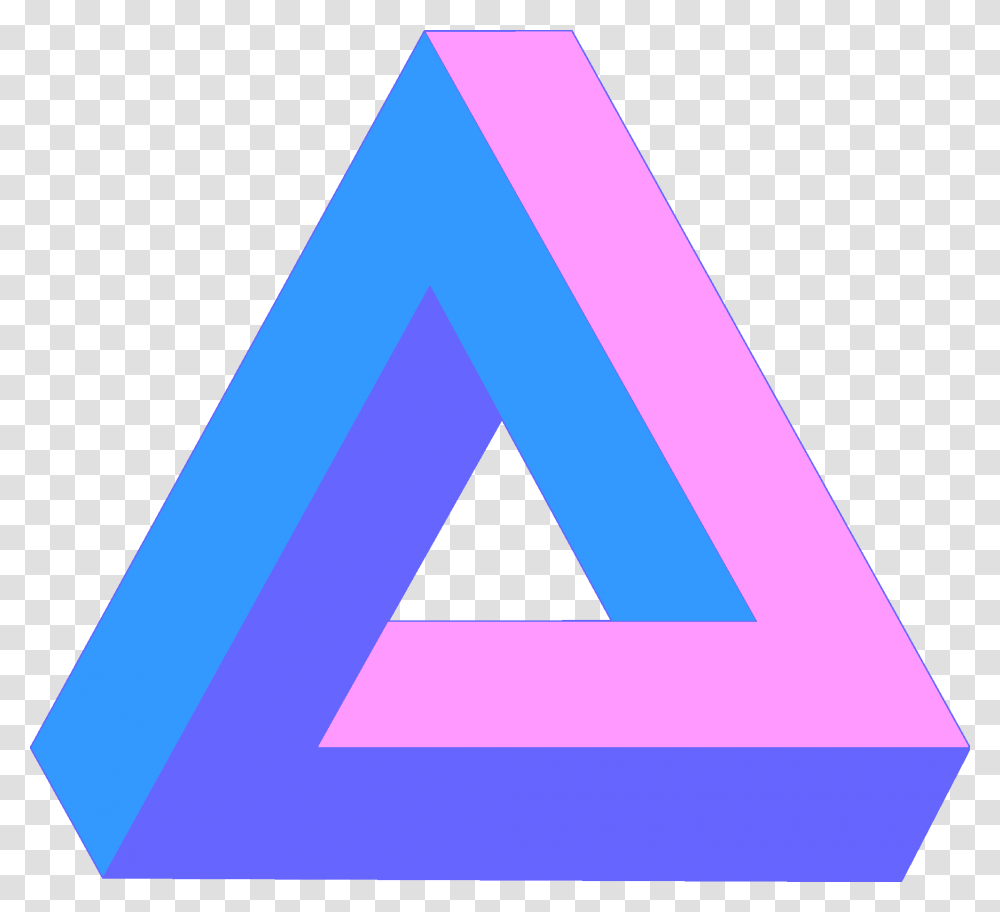 Blue Tumblr Triangle, Plot Transparent Png