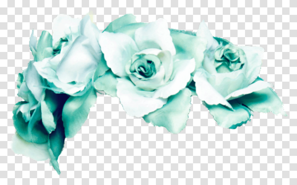 Blue Turqoise Flower Crown Flowercrown Rose Roses, Plant, Blossom, Accessories, Accessory Transparent Png