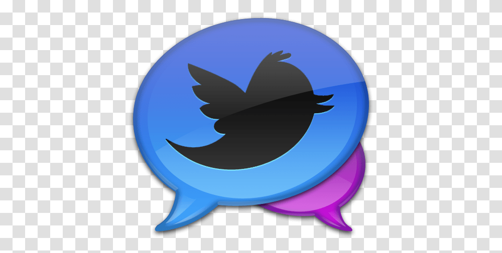 Blue Tweet Icon Twitter Bubble Icons Softiconscom Songbirds, Animal, Logo, Symbol, Trademark Transparent Png