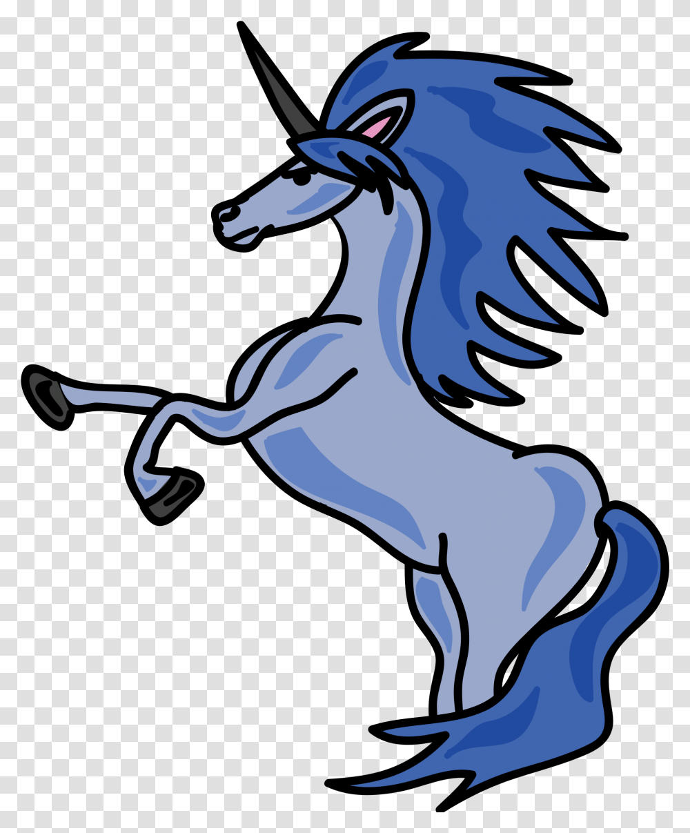 Blue Unicorn Image, Mammal, Animal, Outdoors, Nature Transparent Png