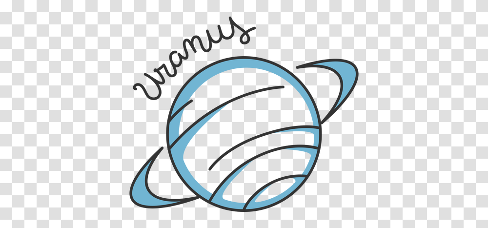 Blue Uranus Simple Solar System Planet For Volleyball, Text, Graphics, Art, Wristwatch Transparent Png