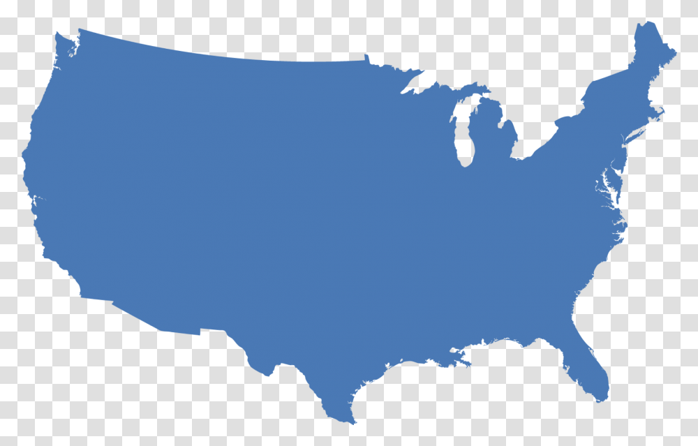 Blue Usa Map New York Map In Usa, Nature, Outdoors, Sea, Water Transparent Png