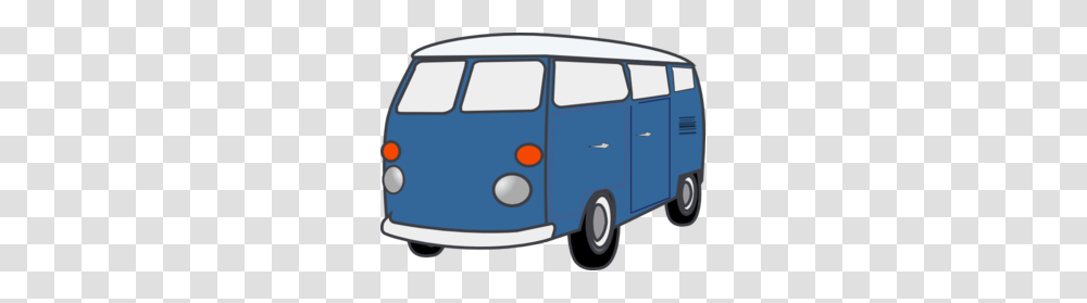 Blue Van Clip Art, Minibus, Vehicle, Transportation, Caravan Transparent Png