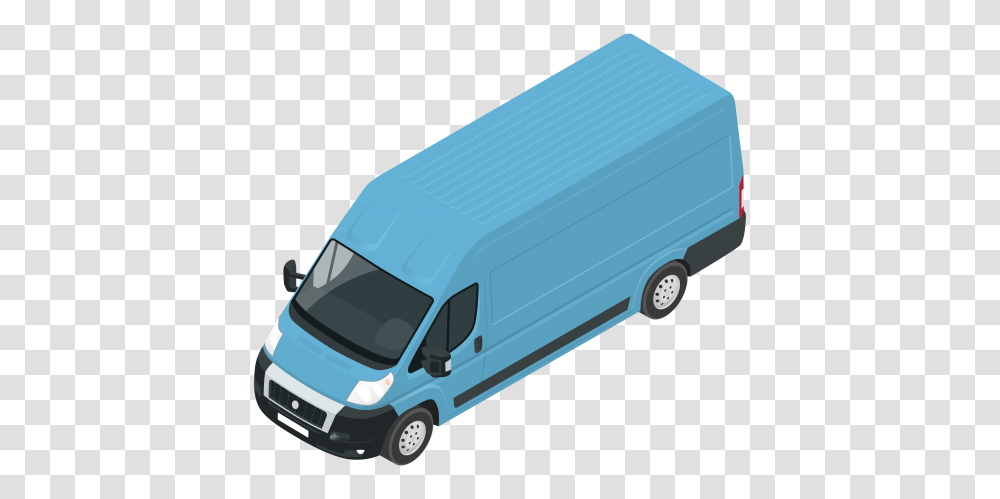 Blue Van Clip Art, Moving Van, Vehicle, Transportation, Bus Transparent Png