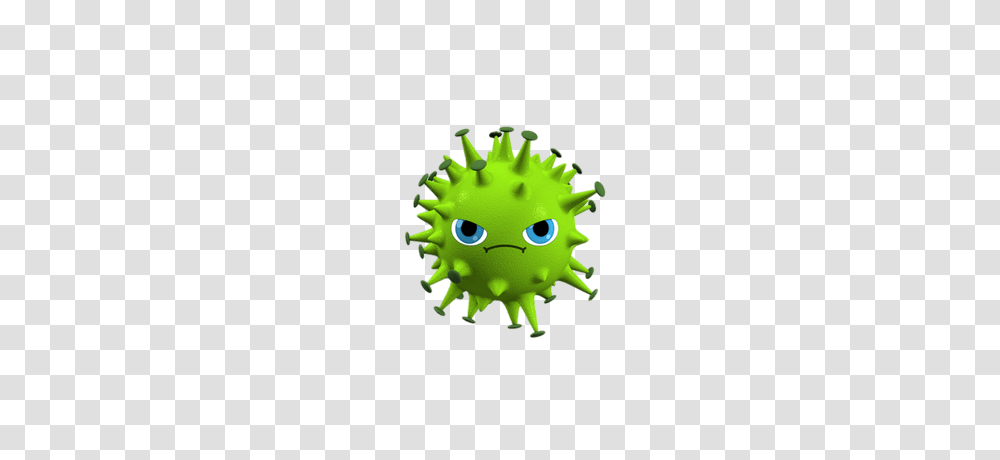 Blue Virus With Tentacles, Toy, Green, Sphere, Photography Transparent Png