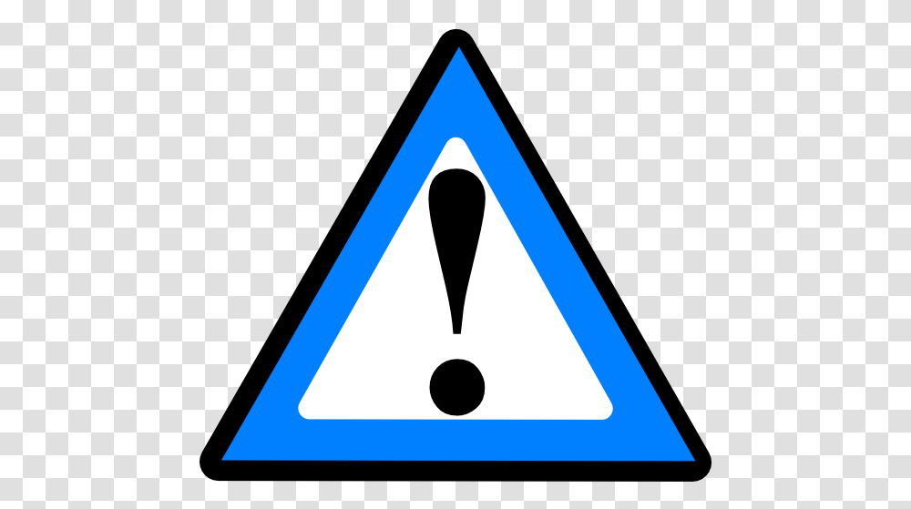 Blue Warning Sign Clip Art, Triangle, Road Sign Transparent Png