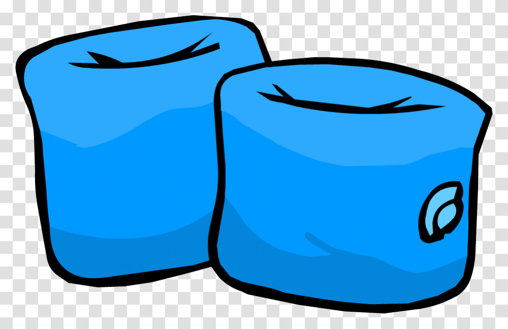 Blue Water Wings Club Penguin Wiki Fandom Powered, Cushion, Pillow, Bag, Headrest Transparent Png