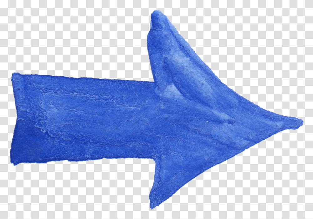 Blue Watercolor Arrow Onlygfxcom Shark, Cross, Symbol, Paper, Animal Transparent Png