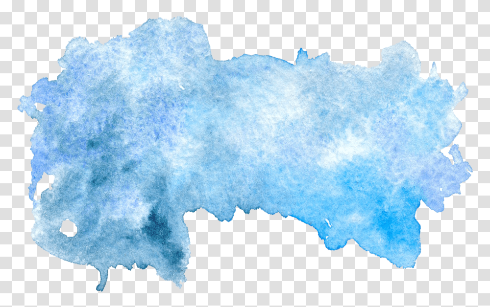 Blue Watercolor Blue Watercolor Stain, Nature, Outdoors, Ice, Crystal Transparent Png