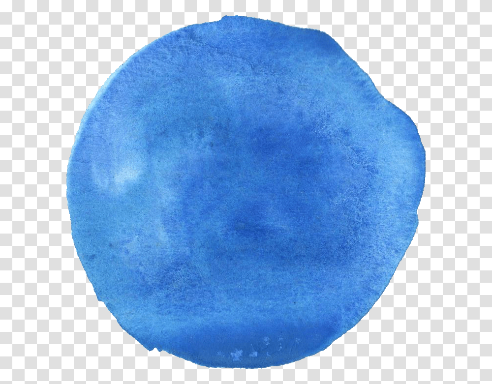 Blue Watercolor Circle Plush, Nature, Outdoors, Sphere, Astronomy Transparent Png