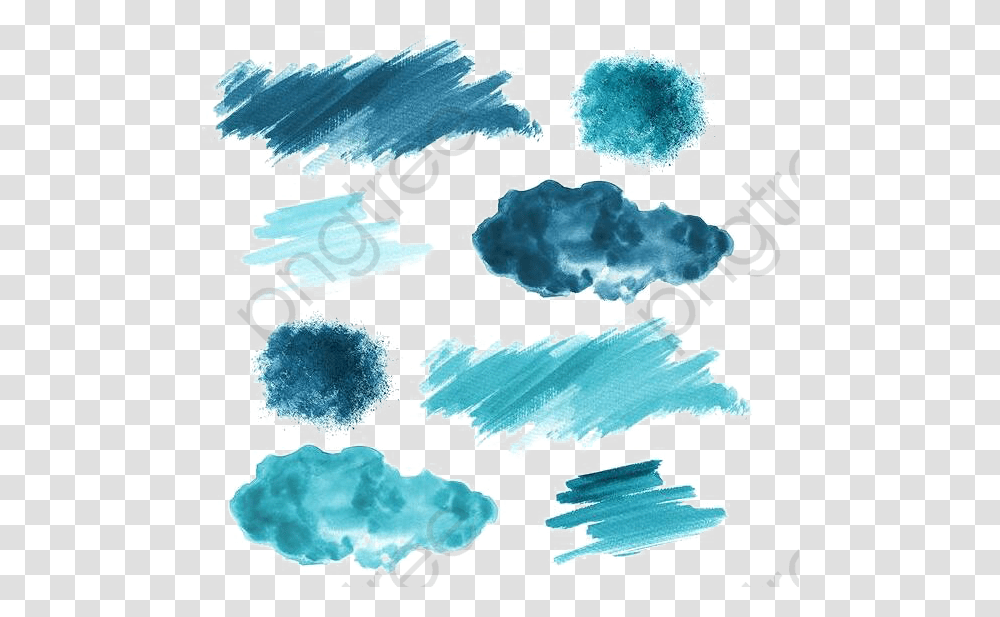 Blue Watercolor Clipart Ink Watercolor Soft Texture, Nature, Sea, Outdoors, Plot Transparent Png