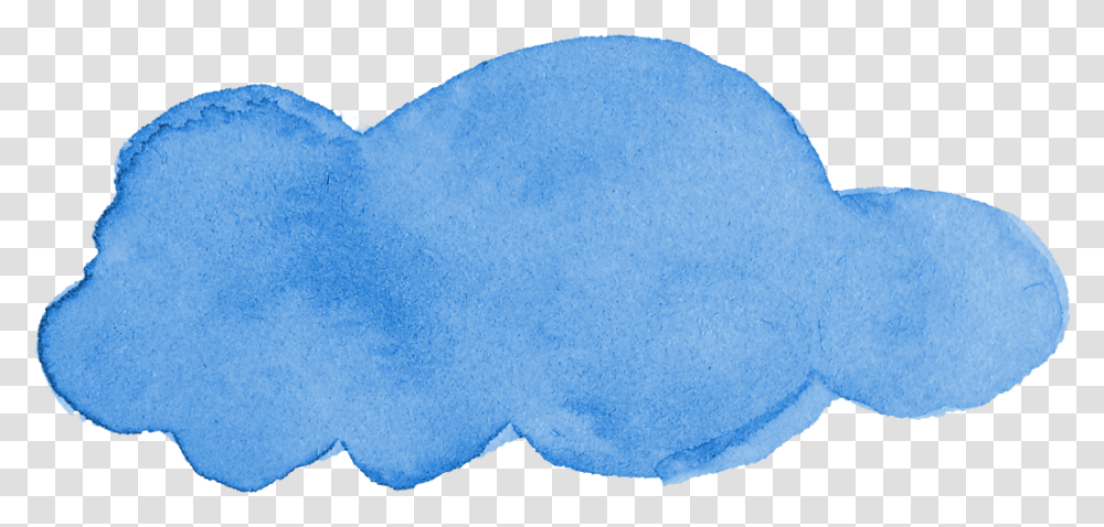 Blue Watercolor Cloud Marine Mammal, Sponge, Baseball Cap, Hat, Clothing Transparent Png