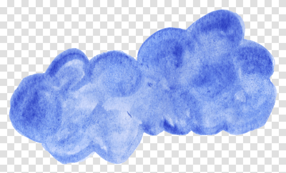 Blue Watercolor Clouds Blue Watercolor Clip Art Transparent Png