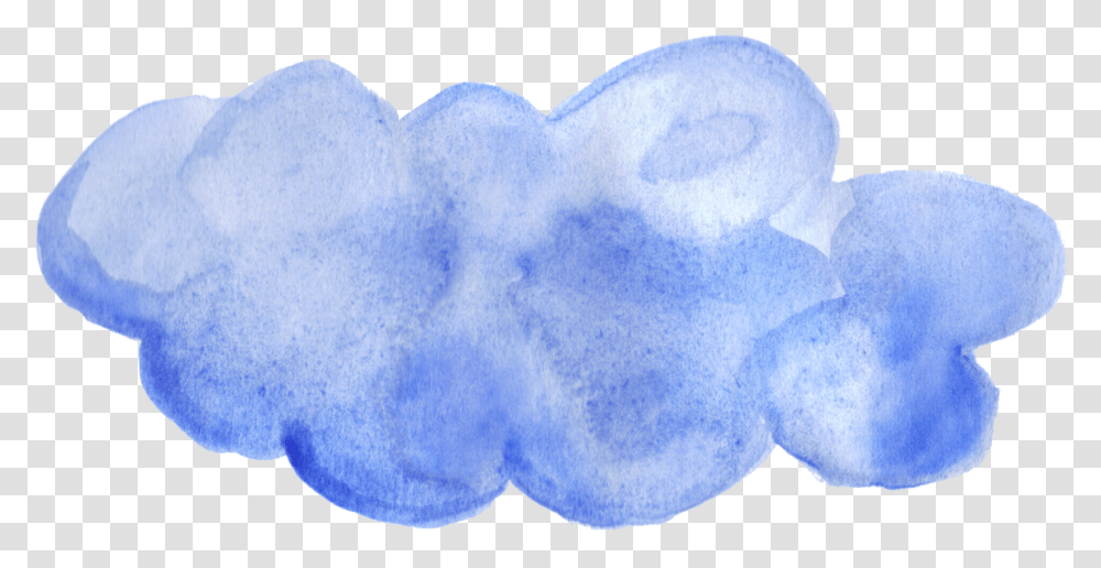 Blue Watercolor Clouds Onlygfxcom Watercolor Clouds Clipart, Heart, Rug, Cushion Transparent Png