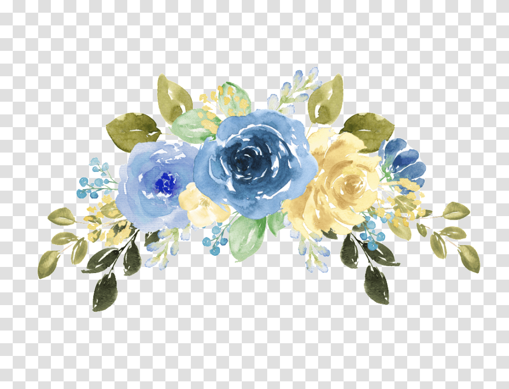 Blue Watercolor Free Watercolor Flowers Blue, Graphics, Art, Floral Design, Pattern Transparent Png