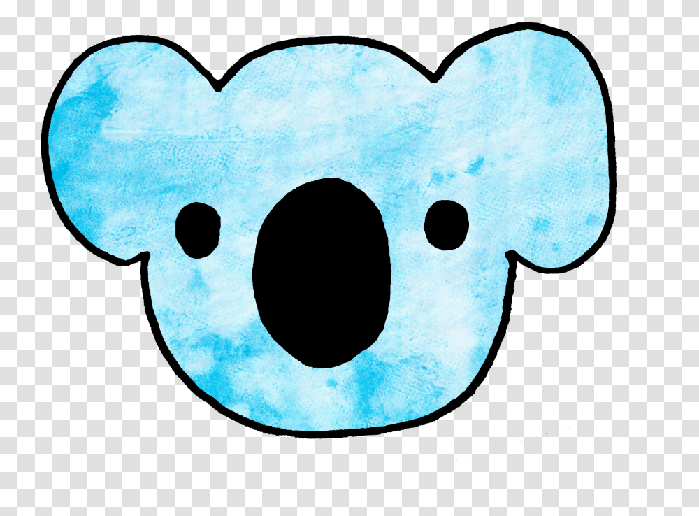 Blue Watercolor Koala Clipart Full Size Clipart 795965 Clip Art, Hole, Mask, Heart Transparent Png