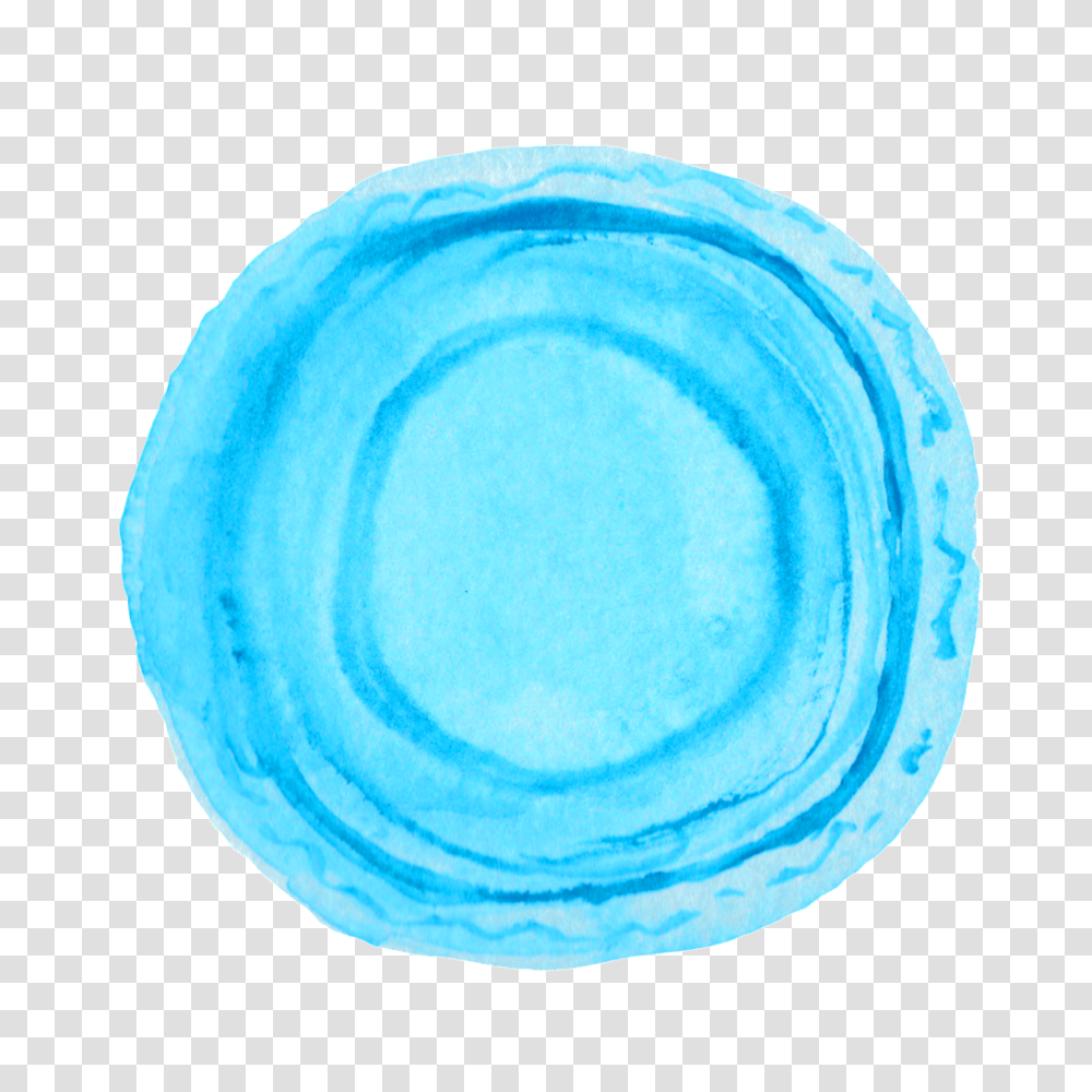 Blue Watercolor Polka Dot Gourmet Decoration, Porcelain, Pottery, Meal Transparent Png
