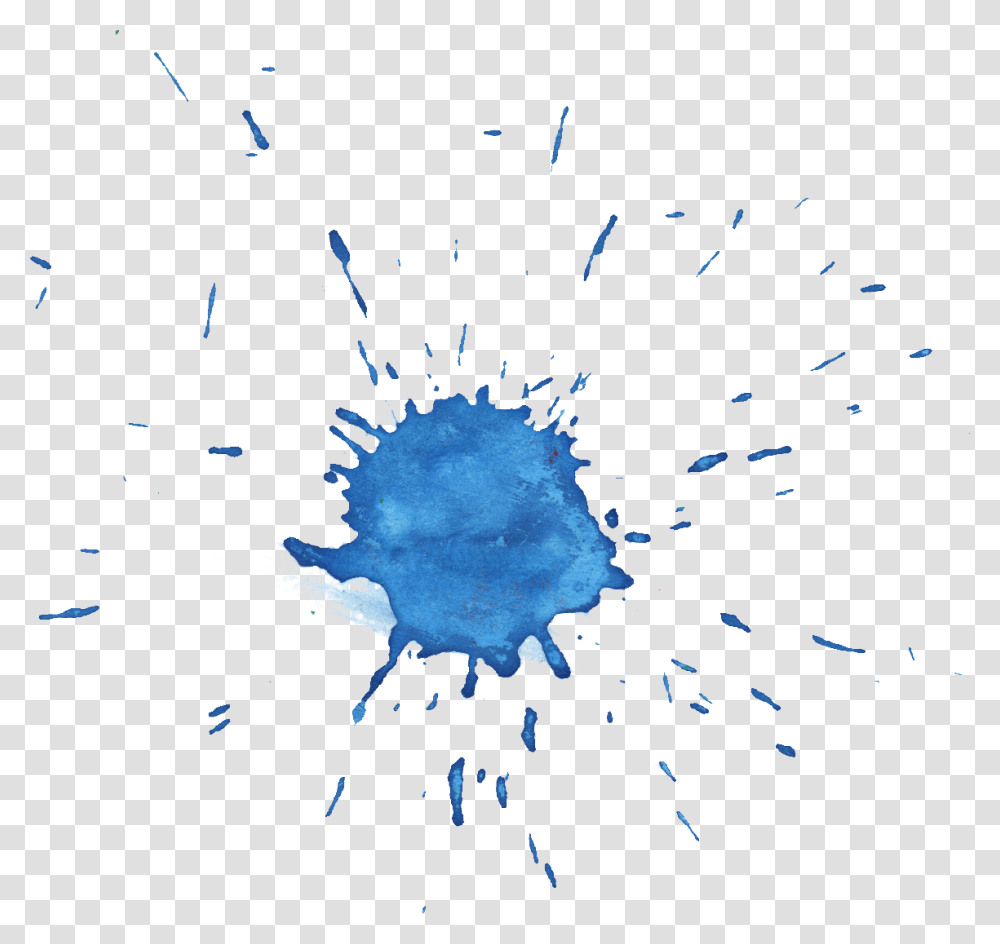 Blue Watercolor Splashes, Outdoors, Nature, Outer Space, Astronomy Transparent Png