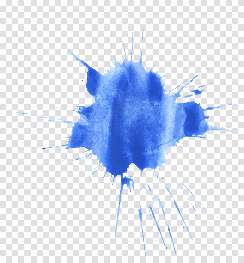 Blue Watercolor Splatter Blue Watercolor Splatter, Outdoors, Nature, Graphics, Art Transparent Png