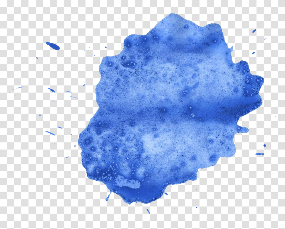 Blue Watercolor Splatter Onlygfxcom Paint Blue Splatter, Mineral, Crystal, Ice, Outdoors Transparent Png