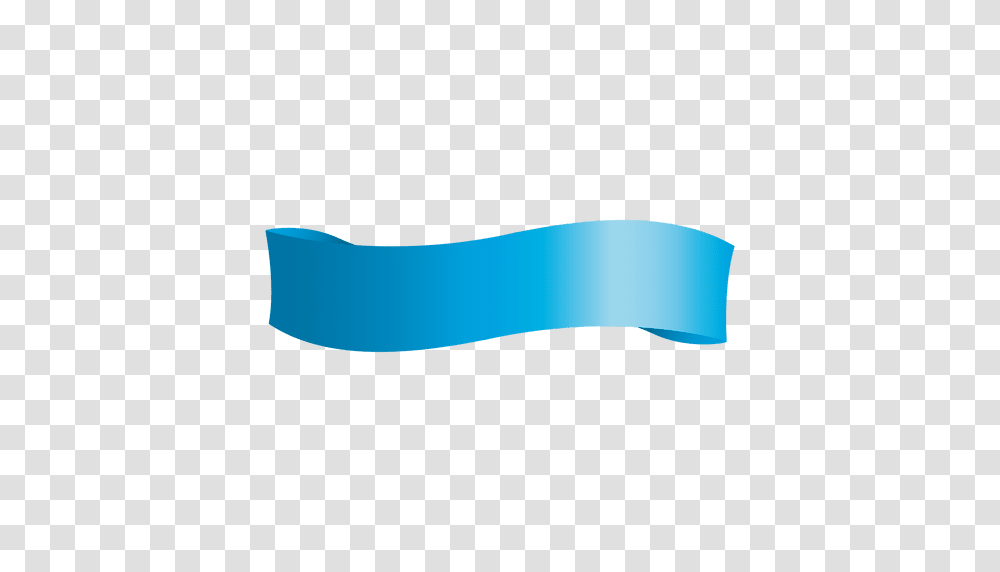 Blue Wave Ribbon, Word, Brush, Tool, Paper Transparent Png