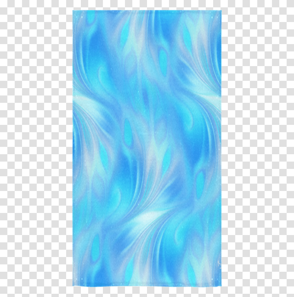 Blue Waves Bath Towel 30, Pattern, Floral Design Transparent Png