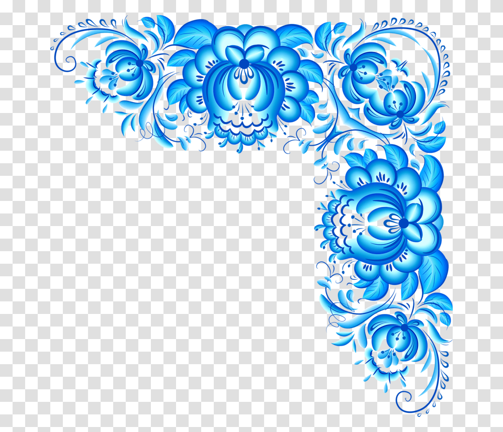Blue Wedding Borders Clip Art, Ornament, Pattern, Fractal Transparent Png