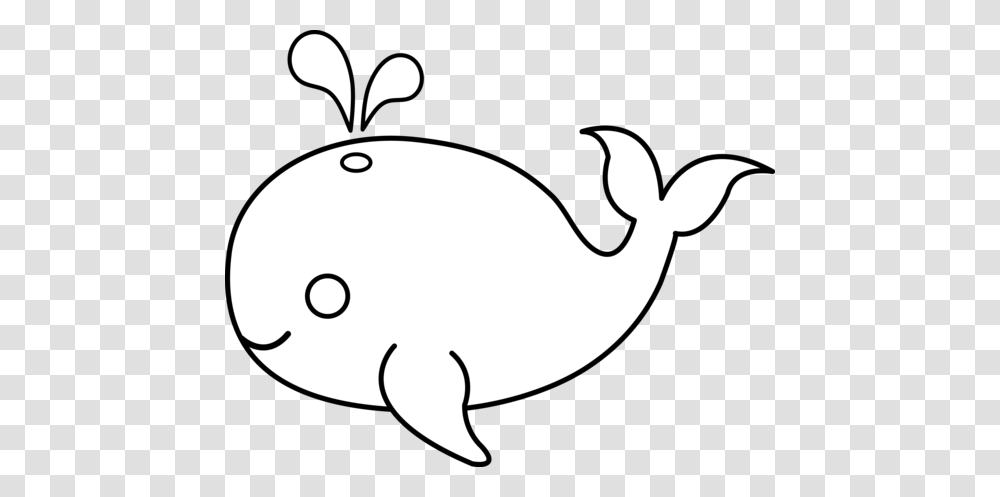 Blue Whale Clipart Black And White, Animal, Mammal, Sea Life, Bird Transparent Png