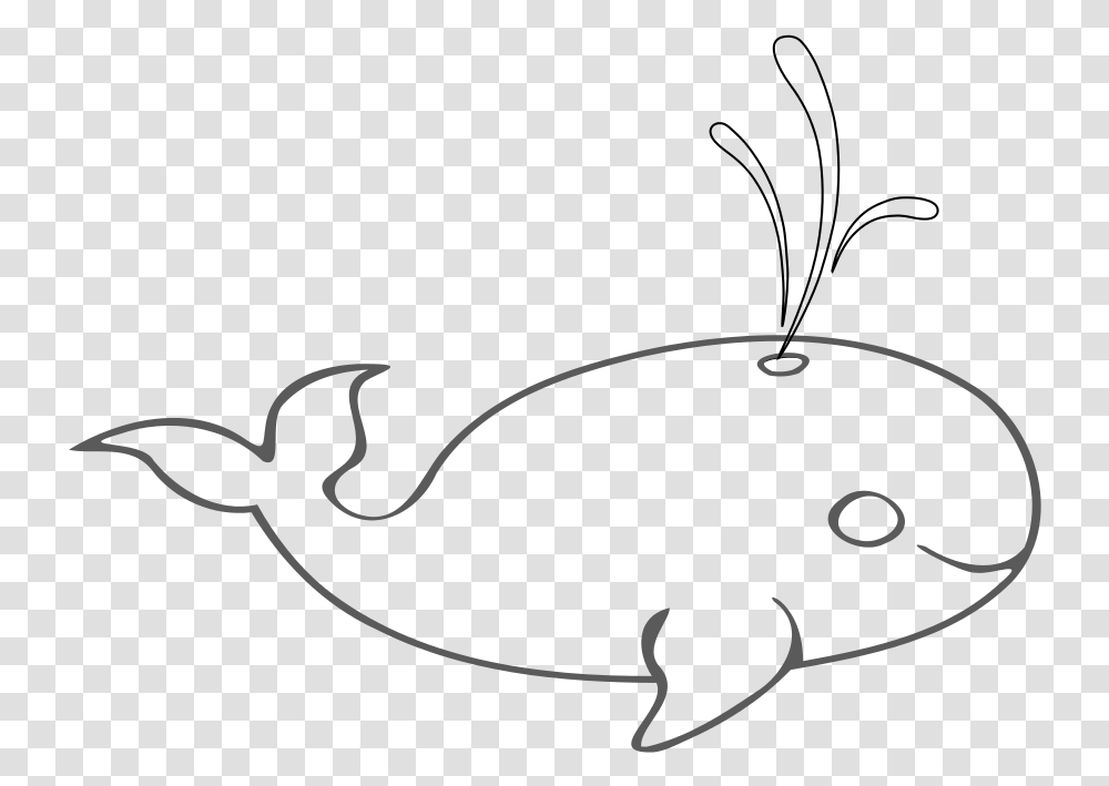 Blue Whale Outline Rooweb Clipart Outline Picture Of Blue Whale, Animal, Mammal, Outdoors, Sea Life Transparent Png