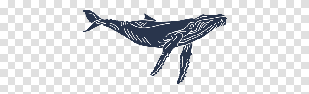 Blue Whale Sea Animal Silhouette Baleen Whale, Mammal, Sea Life, Fish Transparent Png