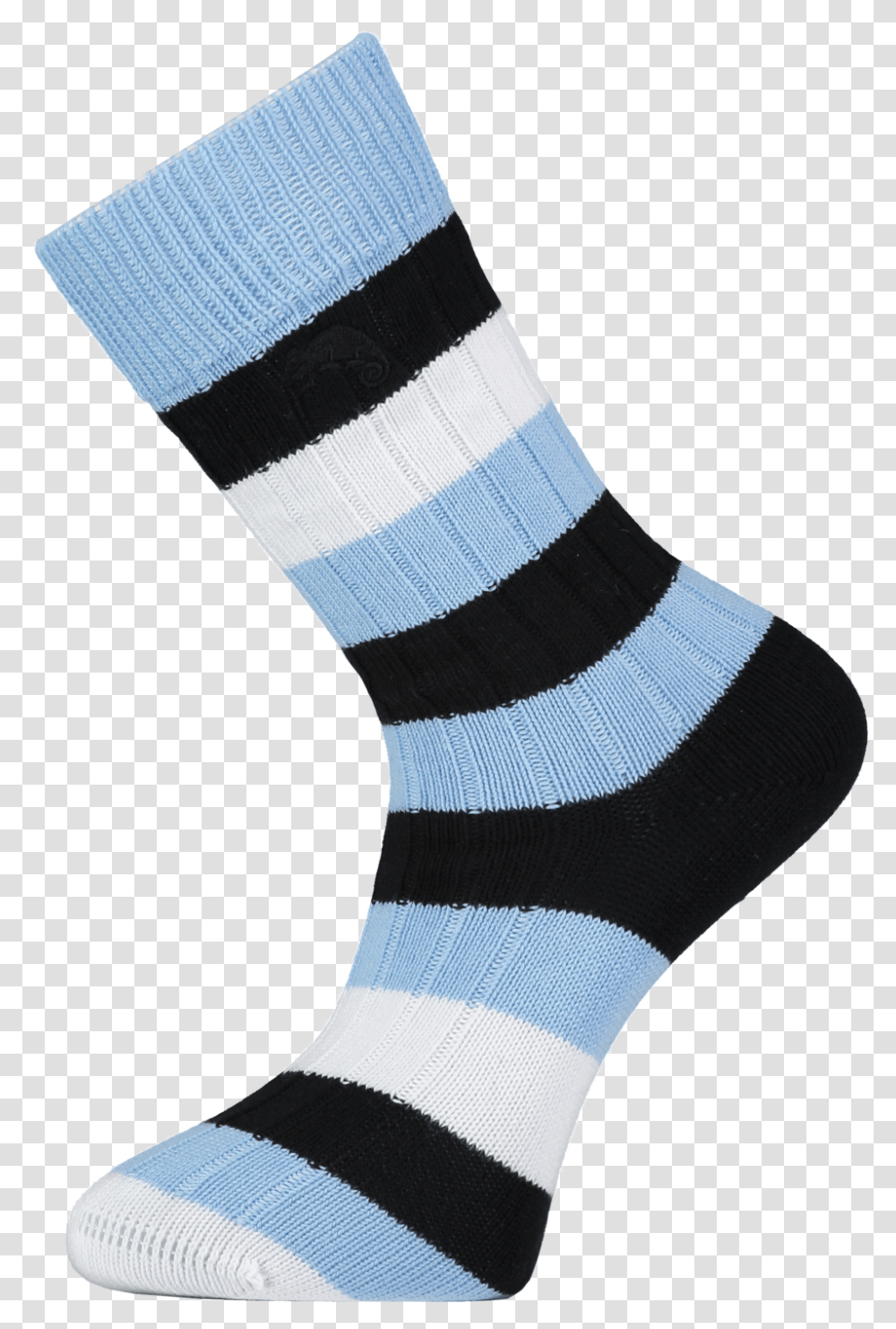 Blue White And Black Striped Socks Sock, Apparel, Shoe, Footwear Transparent Png