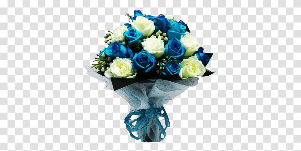 Blue White Roses Image Blue And White Rose, Plant, Flower, Blossom, Flower Bouquet Transparent Png