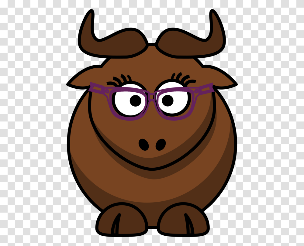 Blue Wildebeest Antelope Drawing Cartoon Black Wildebeest Free, Bowling, Sport, Sports, Face Transparent Png