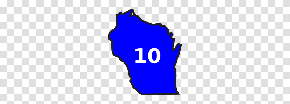 Blue Wisconsin Clip Art, Number, Hand Transparent Png