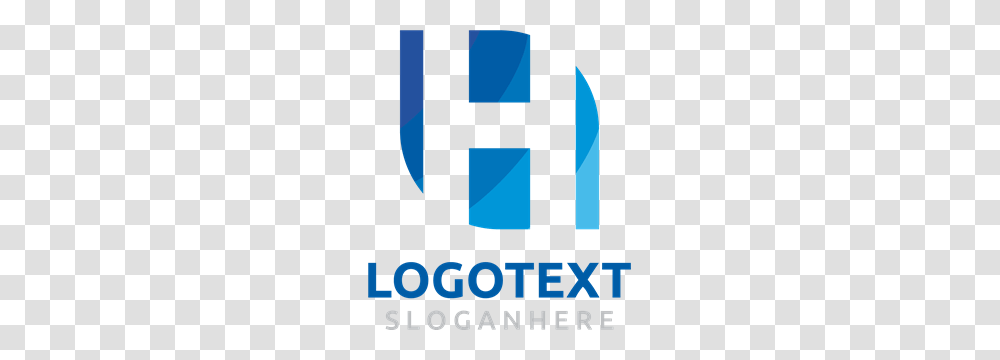 Blue With Letter H Logo Vector, Word, Alphabet Transparent Png