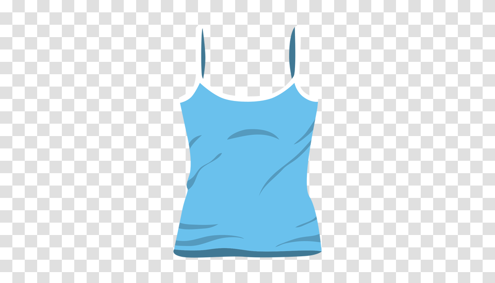 Blue Women Tank Top Icon, Apparel Transparent Png