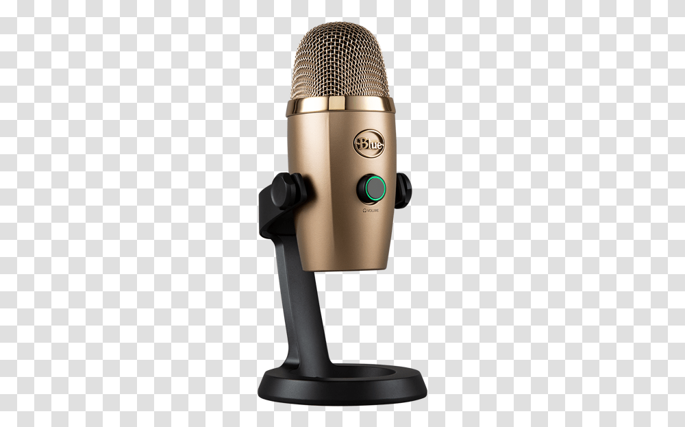 Blue Yeti Nano Gold, Appliance, Microphone, Electrical Device, Camera Transparent Png