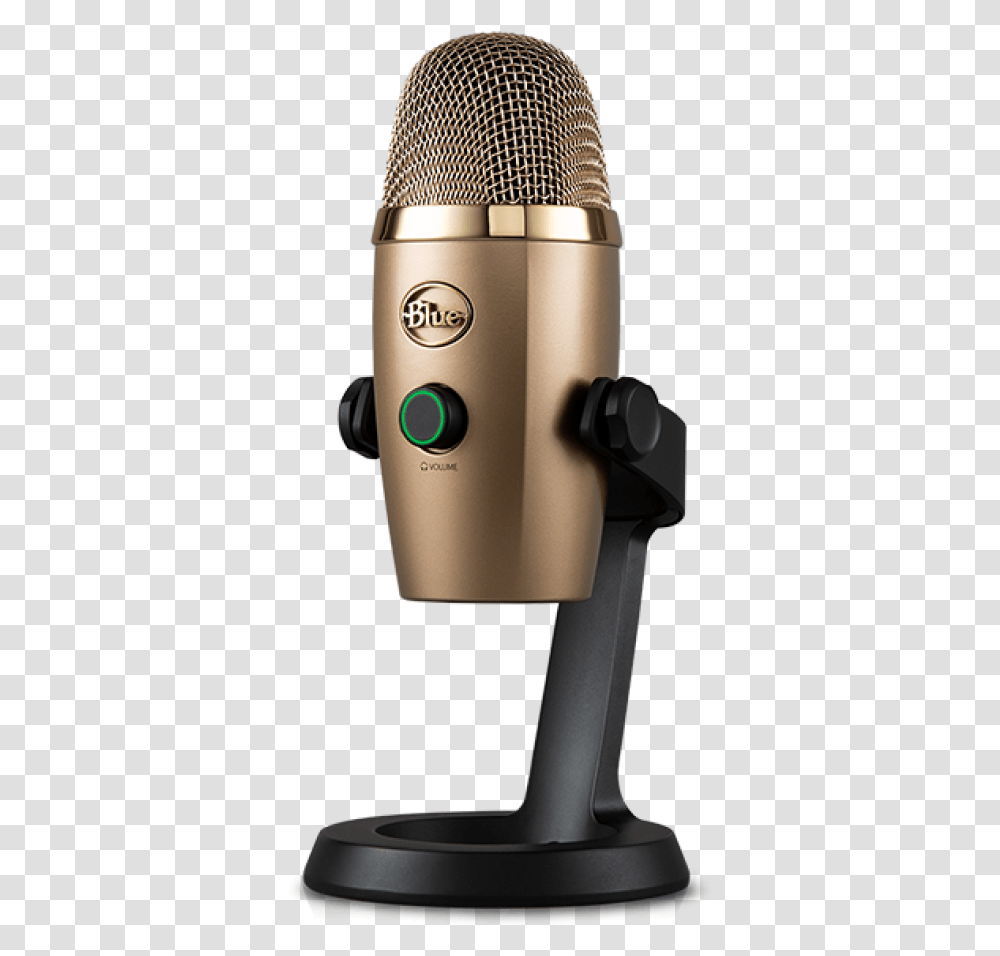 Blue Yeti Nano Gold, Appliance, Microphone, Electrical Device, Heater Transparent Png