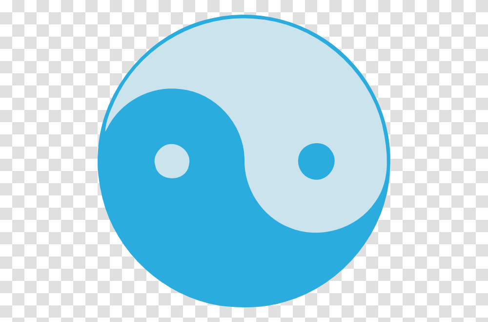 Blue Yin Yang Clip Art Free Vector, Logo, Trademark Transparent Png