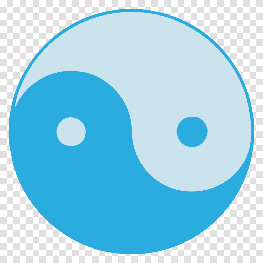 Blue Yin Yang, Sphere, Plot, Light Transparent Png