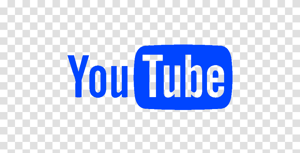 Blue Youtube Logo Youtube Sticker Blue Youtube, Word, Text, Label, Symbol Transparent Png