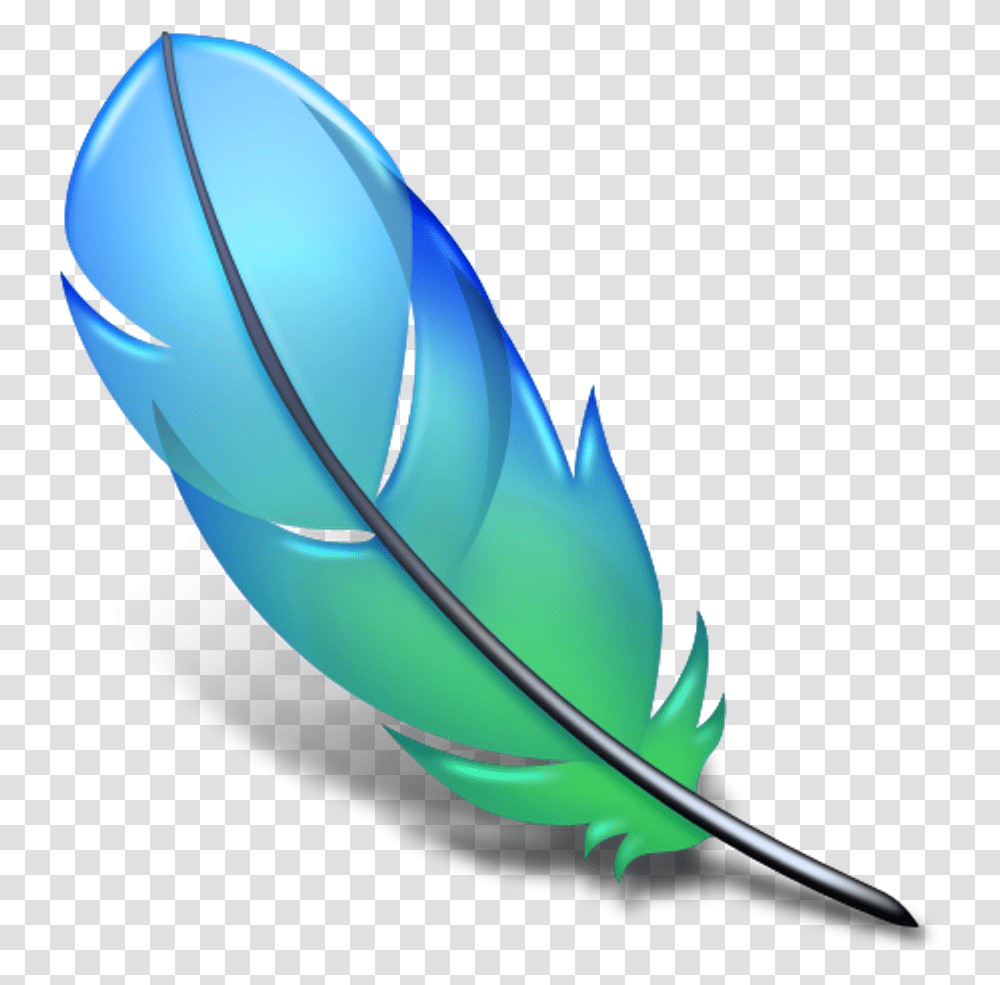 Blueandgreen Feather Boho Bohofeathers Featherstickers Adobe Photoshop Cs2 Icon, Pattern, Floral Design Transparent Png