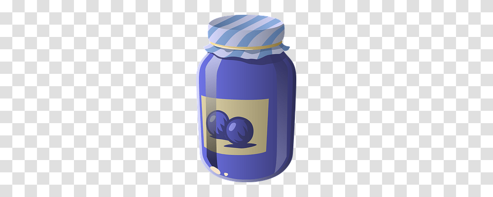 Blueberry Food, Jar, Bottle, Tin Transparent Png