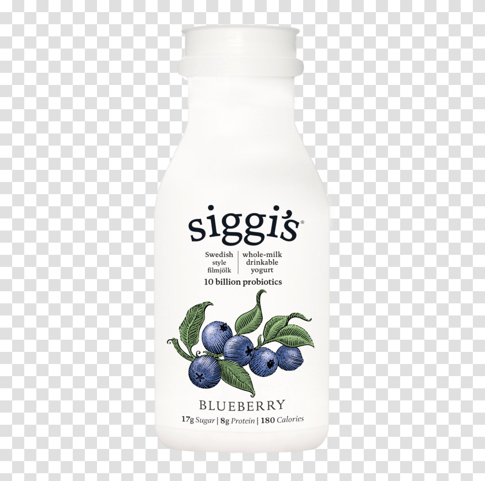 Blueberry 8oz Drinkable Siggi's Vanilla Cinnamon Yogurt, Plant, Fruit, Food, Bird Transparent Png