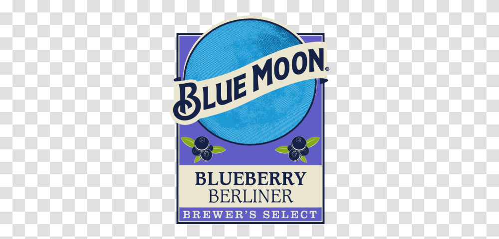 Blueberry Berliner Blue Moon Pamantasan Ng Cabuyao, Poster, Advertisement, Beverage, Label Transparent Png
