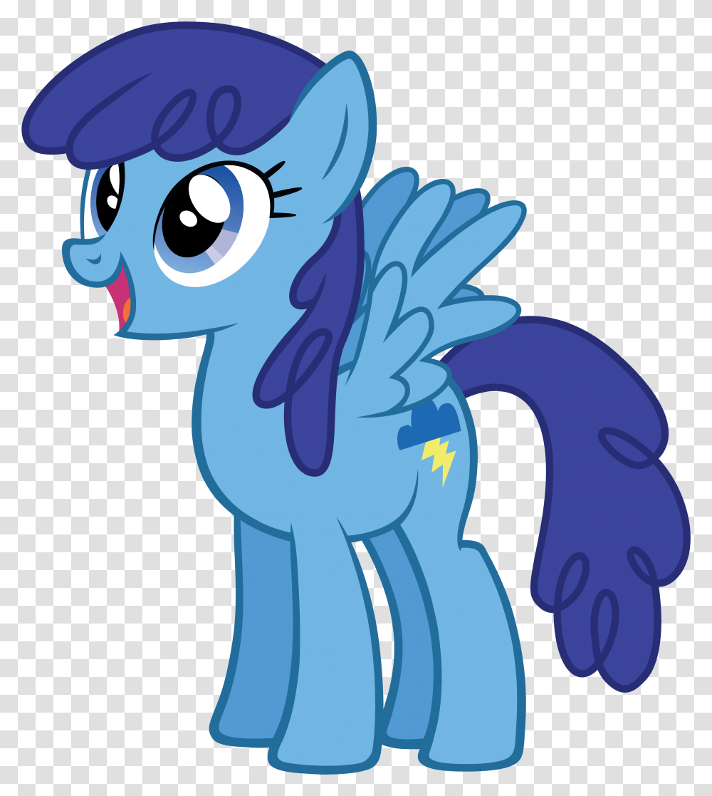 Blueberry Clipart Face My Little Pony Blueberry Cloud My Little Pony Rainbow Dash Alicorn, Graphics, Bird, Animal, Jay Transparent Png
